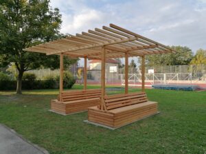 Bauanleitung: Schatten-Doppel-Sitzbank